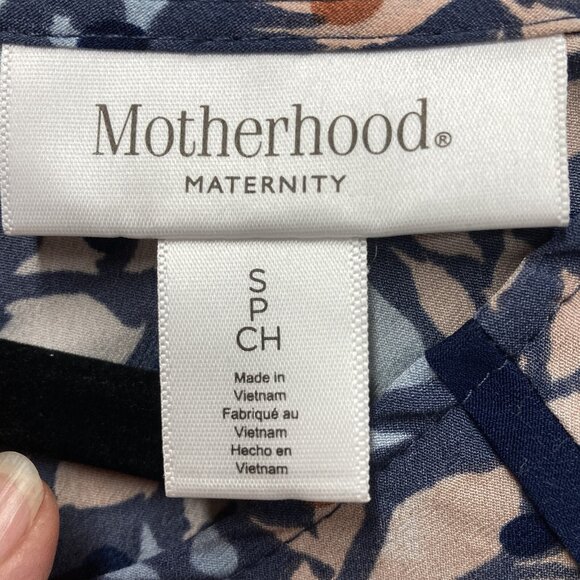 Set of 2 Motherhood Maternity Tops, Size Small, Floral, White, Blue, Zip Up, NEW - Picture 8 of 12